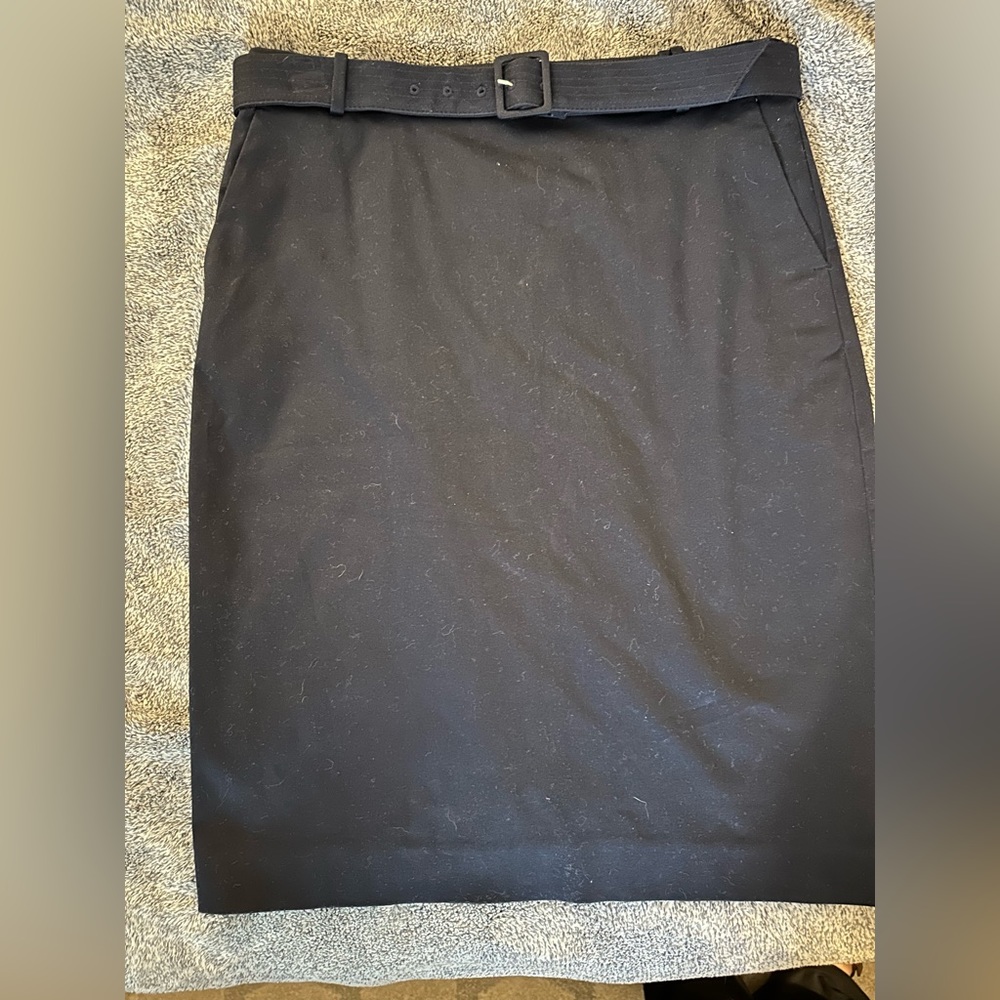 J Crew Navy Pencil Skirt size 10 NWT